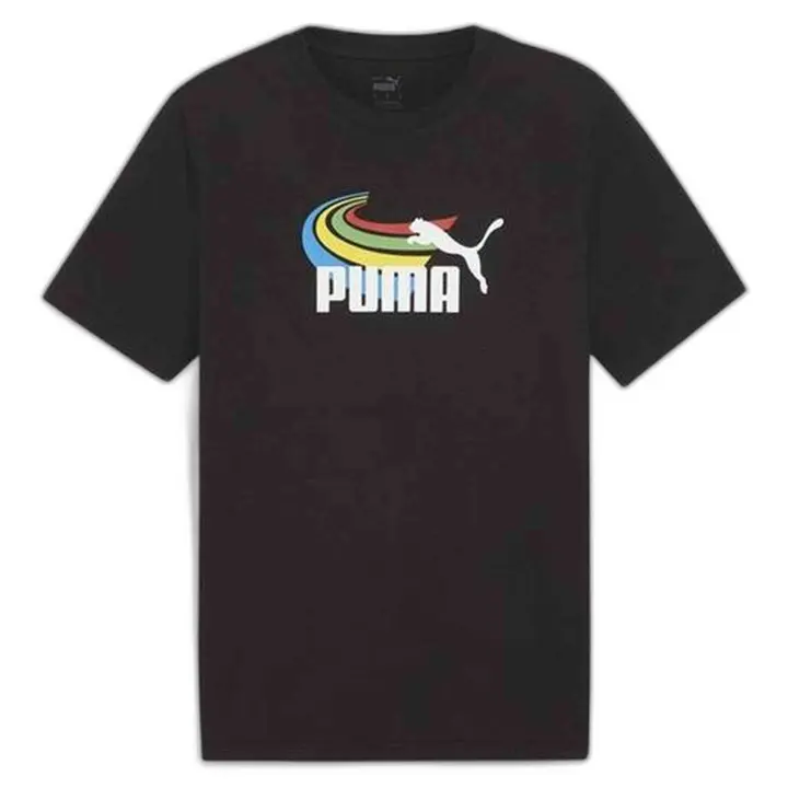 Camiseta de Manga Corta Puma Graphics Summer para hombre en color negro - 1