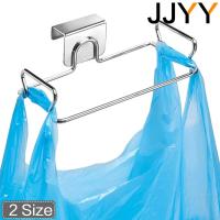 Soporte De Bolsas De Basura Para Puerta De Armario En Acero Inoxidable Organizador De Almacenamiento Para Cocina - details 0