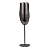 Vaso De Champán De Acero Inoxidable 304 260ml Pack De 2/4 Para Restaurante KTV Y Salón Creativo Lujo Europeo Vaso Largo Para Vino - details 5