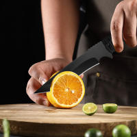 Cuchillo De Cocina Multipropósito Acero Inoxidable Mango De Cuerda BBQ Cuchillo De Carne Y Pescado Para Preparación De Alimentos - details 14
