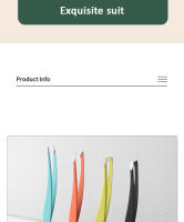 Tijeras De Cejas Profesionales De Acero Inoxidable Coloridas Nuevas Herramienta De Remoción De Vello Para Rostro Y Nariz Clip De Banana - details 6