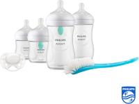 Philips Avent Set Pack 4 Biberones con Sistema AirFree (2 Biberones 125ml + 2 Biberones 260ml), Regalo para Recién Nacidos, Enganche Natural, sin BPA, Reduce los Cólicos, Chupete Ultra Soft y Escobilla, de 0-12 Meses - details 5