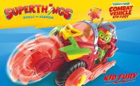 SUPERTHINGS KAZOOM POWER – Combat Vehicle Kid Fury. Vehículo de combate de Kid Fury de la serie de TV “Superthings Kazoom Power”. Contiene 1 Combat Vehicle, 1 Kid Fury exclusivo, 1 arma y 1 accesorio - details 0