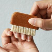 Cepillo De Uñas Mini De Madera De Abeto Natural Con Cerdas De Pelo De Cerdo Herramienta Multifuncional Para Limpieza De Uñas Con Logo Personalizable - details 0