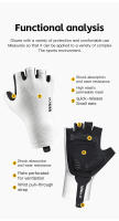 Guantes De Bicicleta Para Hombre Y Mujer Verano Transpirables Elásticos Con Almohadilla De Palma Gruesa Antideslizante Tejidos De Lavado a Mano - details 2