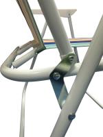 Silla de Playa Plegable con Reposabrazos de Plástico y Estructura Metálica Resistente – Diseño Ergonómico y Compacto, Ideal para Exteriores, Jardín, Camping, Terraza o Piscina – Cayo Ancho, Ligera y Fácil de Transportar y Almacenar - details 1