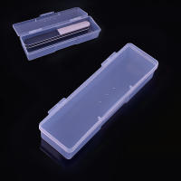 Caja De Almacenamiento Para Arte De Uñas Rectangular De Plástico Con Espátulas Brochas Y Archivos De Dibujos Caso Para Herramientas De Arte De Uñas - details 0