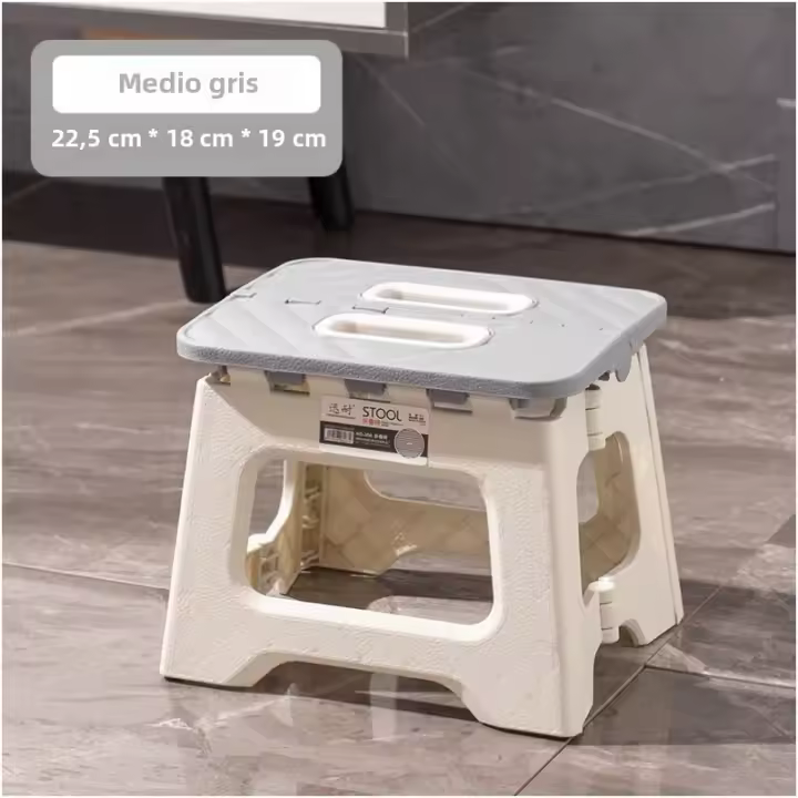 Nueva 2024 Pequeña Y Portátil Silla Plegable De Plástico Para Exteriores Y Camping Silla De Viaje Con Alfombra Ideal Para Picnics Y Regalos - 1