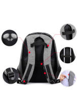 Mochila Antirrobo Para Hombres Con USB Gran Capacidad Para Viajes Y Estudio Bolsa De Hombro Para Laptop Y Negocios Para Mujeres - details 4