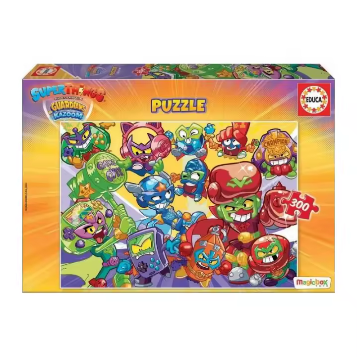 Educa Puzzle 300 Piezas Superthings - Juguete de Rompecabezas Respetuoso con el Medioambiente - 1