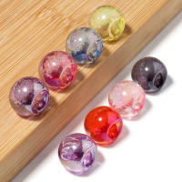 10pcs Bolas De Acrílico Cristal Agrietado 14x16mm Colores Mixtos Para La Creación De Joyas Pulseras Collares Encuentros - details 2