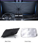 Parasol De Sol Para Coche Protector De Ventanas De Verano Resistente Al Agua Plástico Y Metal Tamaño Ajustable Para Pantalla Delanter - details 0