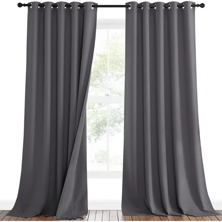 Energy Smart & Echo Of Sounds - Paneles de Cortina Acústicos (gris, 62x95 Pulgadas) - 1