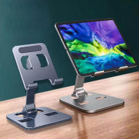 Soporte Portátil De Aleación De Aluminio Universal Para Tableta iPad Air pro Mini Soporte Móvil Ajustable Y Flexible Para Teléfonos Móviles - details 4