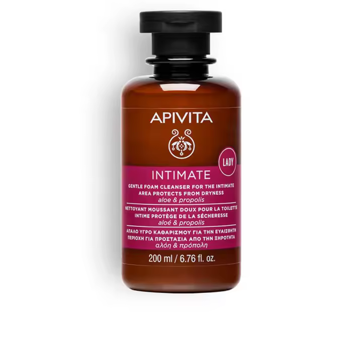 FALLO.Higiene Apivita LIMPIADORA CREMOSA SUAVE DE HIGIENE ÍNTIMA DIARIA Con aloe vera y propóleo - 1
