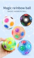 Bola De Puzzle Arcoíris Mágica Juguete Antiestrés Para Niños Y Adultos Juego De Colores Para Alivio Del Estrés Regalos Divertidos - details 2