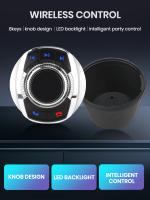 Junsun-botón de Control de volante inalámbrico para coche accesorio Universal para Android autorradio 8 funciones clave forma de copa con luz LED - details 1
