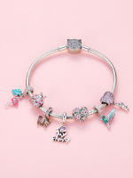 Colgante De Abeja WOSTU 925 Plata Esterlina Para Mujeres Niños Niñas Perros Joyería De Pulsera DIY Con Encanto De Cámara Café Mariposa - details 2