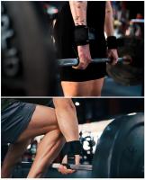 Paquete De 1 Par De Apoyabrazos Para Levantamiento De Pesas Con Agarre Máximo Soporte De Entrenamiento De Fuerza Para Pull up Y Deadlift Material De Poliéster Y Acero - details 3