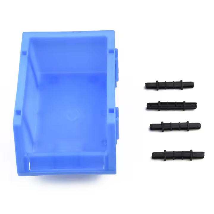 Caja De Almacenamiento Stackable De Herramientas 1 Pieza Estante Modular Para Garage Organizador De Componentes De Plástico - 1