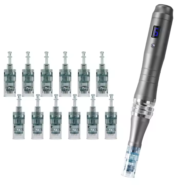 Kit de herramientas de Belleza Dr Pen M8, 12 piezas Nano HR, cuidado de la piel, Cara y Cuerpo - 1