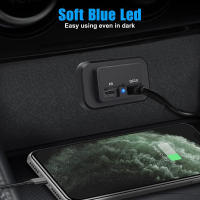 2 Tomas USB de 12 V, Cargador de coche resistente a Agua - details 1