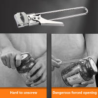 Ajustable Abrebotellas De Acero Inoxidable Multifuncional Manual Para Botellas Y Latas Accesorio De Cocina Para Manos Débiles - details 2