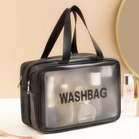 1-3 Uds Bolsas Neceser Transparente para Viaje, Neceser de Viaje para Maquillaje de PVC Portátil Organizador Cosmético con Cremallera, Estuche de Transporte para Mujer, Negocios,Baño - details 8