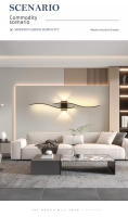 Lámpara De Pared Moderna Y Sencilla Para Cocina Y Sala De Estar Con Luz LED Decoración De Hogar Adecuada Para TV Y Dormitorio Iluminación Diaria - details 4