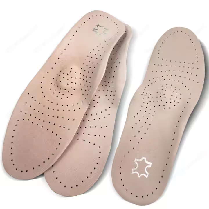 Almohadillas De Apoyo De Arco Para Zapatos De Cuero Genuino Ortopédico Para Pies Planos Control De Olor Transpirables Para Cuidado Del Pie - 1
