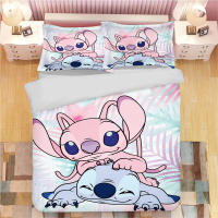 Funda De Edredón Anime Lilo & Stitch Tamaño Cama Individual Doble Reina King 3D Impresión Jovenes Niños Y Niñas Conjunto De Ropa De Cama - details 4
