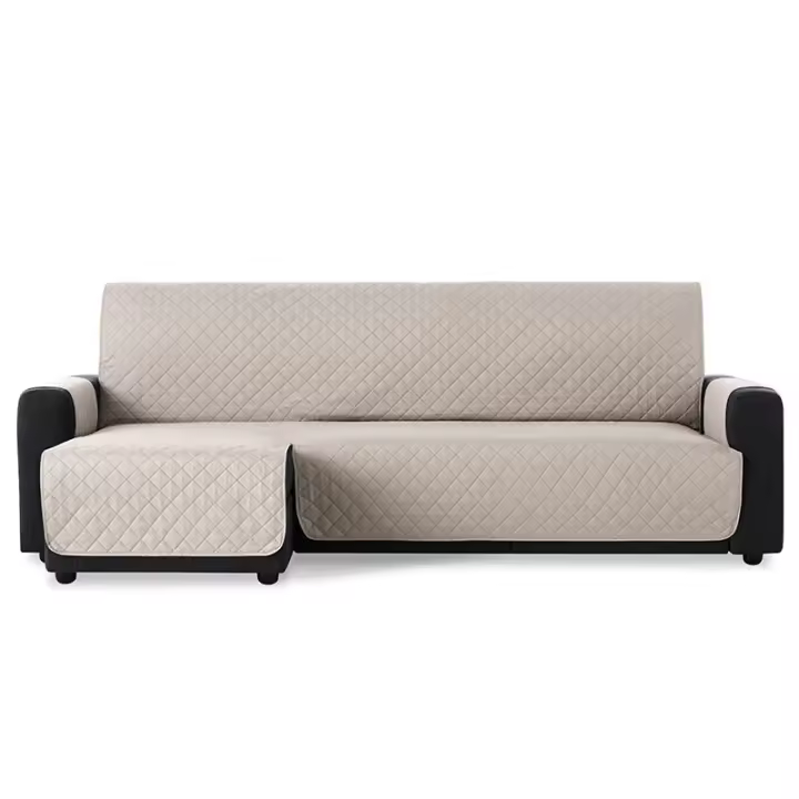Funda Cubre sofa chaise longue Couch cover brazo izquierdo 200 cm. Salva sofá chaise longue acolchado. MAXIFUNDAS FUNDAS DE SOFA & CHAISE LONGUE - 1