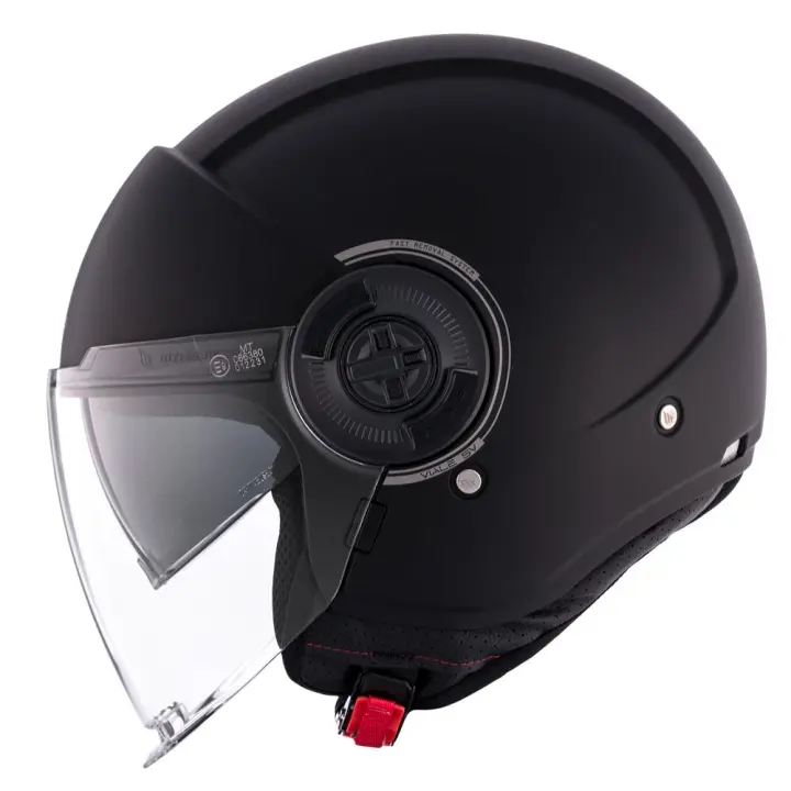 CASCO MT HELMETS MODELO VIALE SV S MATT BLACK - 1