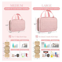 Bolsa de viaje impermeable, Bolsa de Inodoro Colgante para Mujeres, helbres, Niños, Viajes de Negocios - details 6