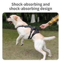 Harnés Para Perros De Tamaño Medio Con Bandas Reflectantes Anti-Rrompimiento Accesorios Para Mascotas Al Aire Libre Material De Poliéster - details 3