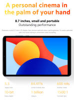 Tableta Xiaomi Redmi Pad SE 8.7 Tablet, Versión Wifi,4GB+128GB|6GB+128GB, Pantalla 8,7" 90Hz con protección eye-care, pequeña y portátil, Batería 6650 mAh con carga rápida 18W, Cámara trasera 8 MP+ frontal 5 MP, Dolby Atmos®, HyperOS - details 2