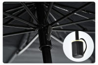 Parasol De Sol Para Coche Protector De Ventanas De Verano Resistente Al Agua Plástico Y Metal Tamaño Ajustable Para Pantalla Delanter - details 2