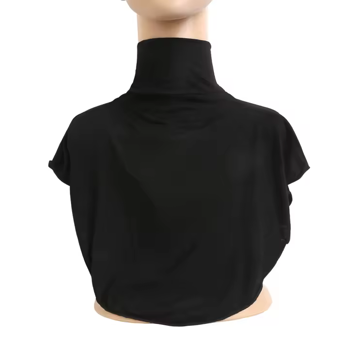Cubrebocas De Cuello Alto Para Mujeres Musulmanas H010 Modal Jersey Cubierta Completa Accesorio De Ropa Islámica Para Damas - 1