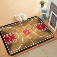 Alfombra Deportiva Tema Baloncesto 1pc Tapete Antideslizante Y Impermeable Para Decoración De Paredes De Entrada Hogar Estilo Moderno Poliéster 100% - details 7