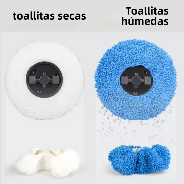 Fregasuelos 3en1 , Limpieza en Seco/Húmeda + Nebulizador Humididiador, Luz Ambiental Púrpura, Modos Silenciosos - 1