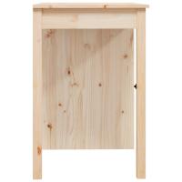 vidaXL Escritorio de madera maciza de pino 100x50x75 cm color natural - details 5