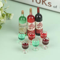 Juego De 3 Piezas Miniatura De Botella De Vino Y Vaso Para Muñecas Casa De Muñecas Decoración De Escritorio Juguete Educativo Para Niños - details 4