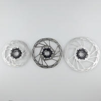 Rotor De Freno Disc ZRACE Para Bicicleta MTB / Carretera Fuerte Disipación De Calor Flotante Tamaños 140mm 160mm 180mm Material De Aluminio Ligero - details 0