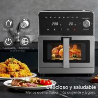 Freidora de Aire XXL 10L – 1800W Air Fryer con Doble Resistencia Arriba y abajo | Freidora sin Aceite con Ventana, 8 en 1, Pantalla Táctil. - details 2