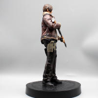 Figura De Acción De Anime 33cm Leon Zombie Hunter En Cuero Colección Para Niños Y Adultos Decoración De Escritorio Modelo De Soldado Juguete Grande - details 3
