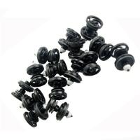 Juego De Clips De Nylon Resistente Al Desgaste Para Panel De Puerta Negra 20X Para Volkswagen Golf Passat Bus T5 Taureg - details 4