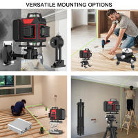 Nivel Laser 16 Lines Professional Laser Level With Tripod Suitcase Green Laser Automatic 360°Self-Leveling Laser Tool 110~220V - details 1