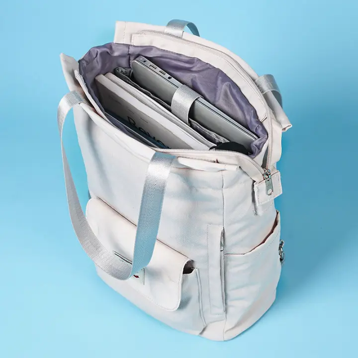 Mochila GRANDE impermeable para orden portátil, Bolso Escolar Unisex, Color sólido, japonés, BLA - 1