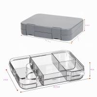 Lonchera Bento a prueba de fugas para niños y adultos , lonchera apta para sándwiches para niños, cierre fácil de abrir, ligero, compacto - details 1