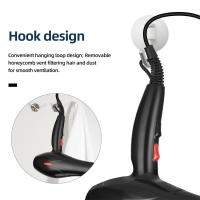 Secador De Pelo Profesional CkeyiN 1600W Con Ión Negativo Para Uso Doméstico Y Salon Con Diffusor Y Conector Nozzle Voltage 210-240V EU Plug - details 6